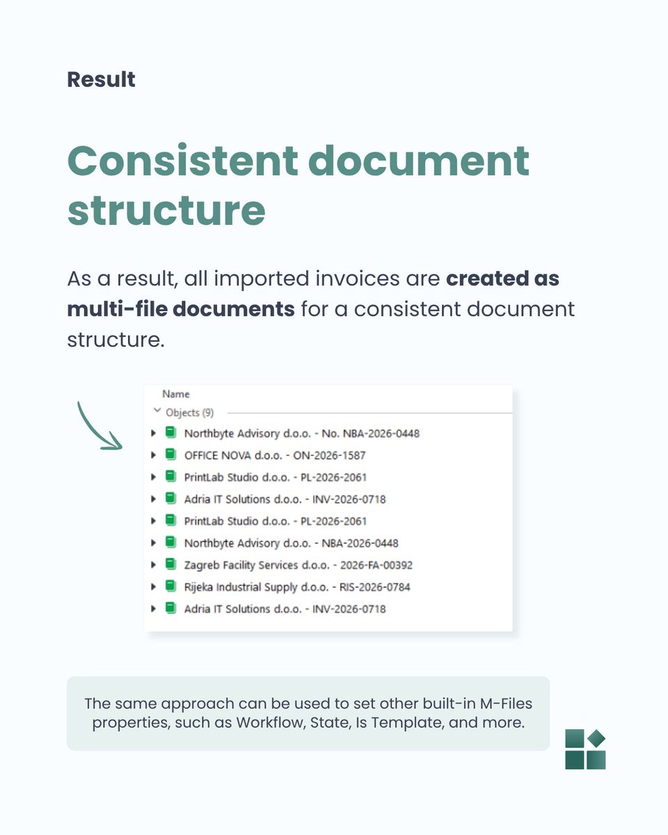 unitflyaddons's tweet photo. Property Setter isn't limited to custom metadata.
In #ExtensionKitCore, it can also set built-in #MFiles properties such as Single file, Workflow, State, and Is Template.
See the example below 👇️
📩 Subscribe for weekly practical tips: https://t.co/dkZC94eOhw https://t.co/xXXZqSDfsO