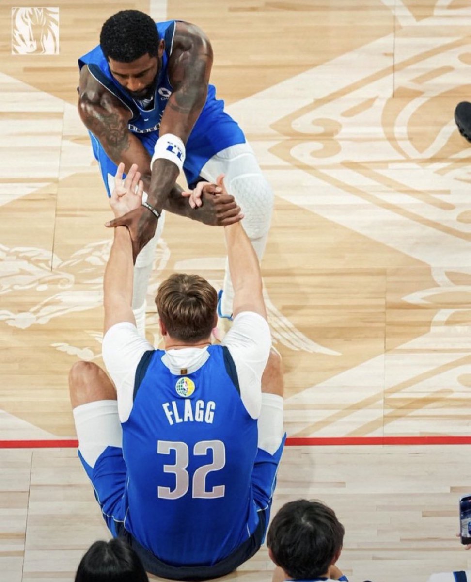 Fullcourtpass's tweet photo. Masai Ujiri has made it clear the Mavericks are committed to keeping Kyrie Irving with Cooper Flagg

Rival front offices question whether Dallas can stick to that plan with roster holes elsewhere and the two stars on different career timelines

(Via @WindhorstESPN) https://t.co/gj70ThFNnc