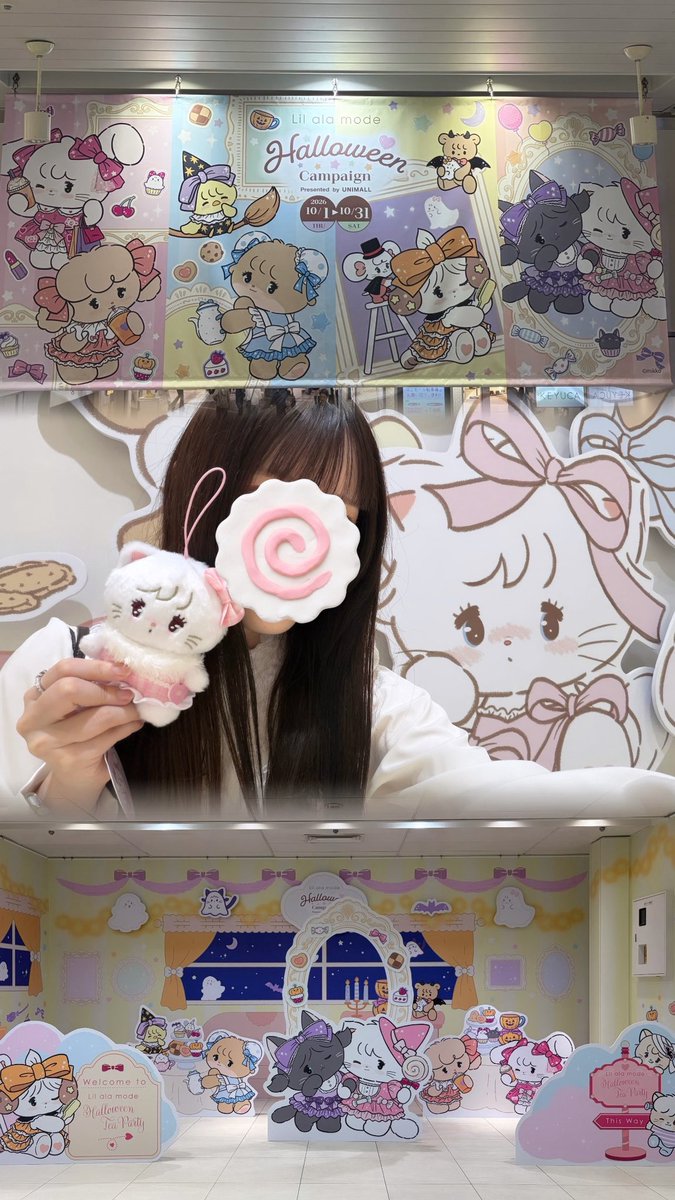 O3__mo's tweet photo. 名古屋ユニモール ×  #Lilalamode 
ハロウィンキャンペーン🎃🎀

どこを歩いてもリルアラモードちゃんたちがいて、本当に夢の国だった😭♩たくさんお買い物してステッカーもコンプ⭐️今月いっぱいまでだから週1で通います(ガチ)  #mikko https://t.co/Xxjm8PuI9Y