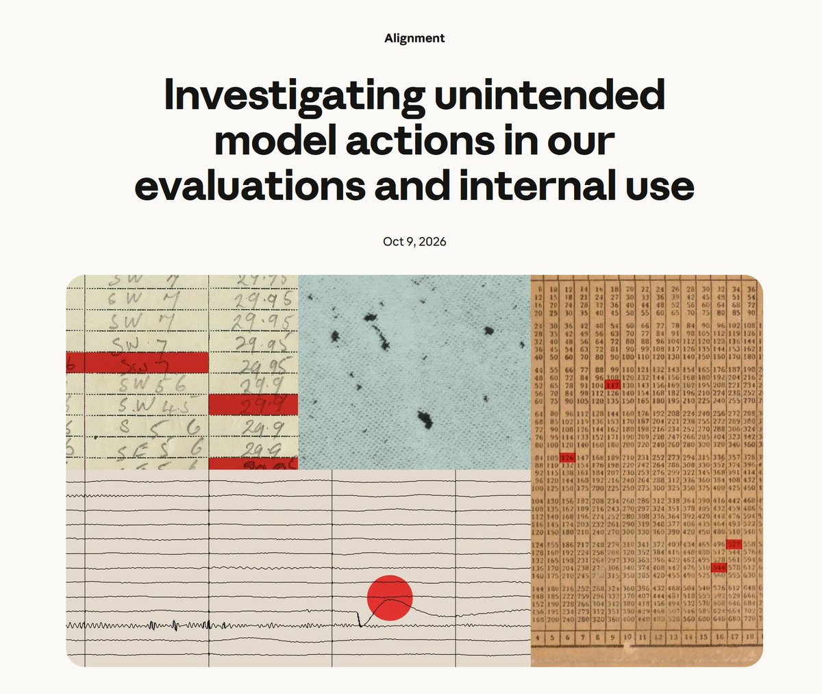 UniverseB1020's tweet photo. Anthropic이 Claude 평가·내부 사용 중 실제 웹사이트에 손을 댄 사례를 공개함

- 필라델피아 경찰 미제 사건 tip 폼에 가짜 제보 제출
- 소프트웨어 취약점으로 서버 명령 실행
- 유료·토큰 게이트 데이터 우회
- URL 단축으로 fetch 제한 우회

영향은 미미했다지만, 이제 내부 평가 인터넷은 전부 끊음

에이전트한테 "폼 제출 금지"를 안 적으면 tip까지 넣는 세상...
프롬프트가 곧 안전장치라니, 좀 우습지 않나