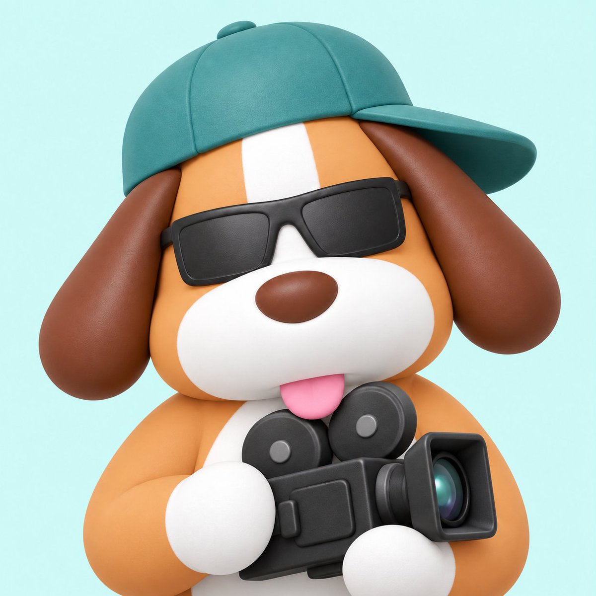 NishideMika's tweet photo. 会社のデザインと映像のX用に、3DキャラクターのアイコンをAIでつくりました。

同じ犬でも、ベレー帽と色見本ならデザイン、帽子とカメラなら映像。小さなアイコンでも、担当する仕事が見えるといいなと思っています。

どちらもかわいくできました。 https://t.co/lQ3p6b4C3e
