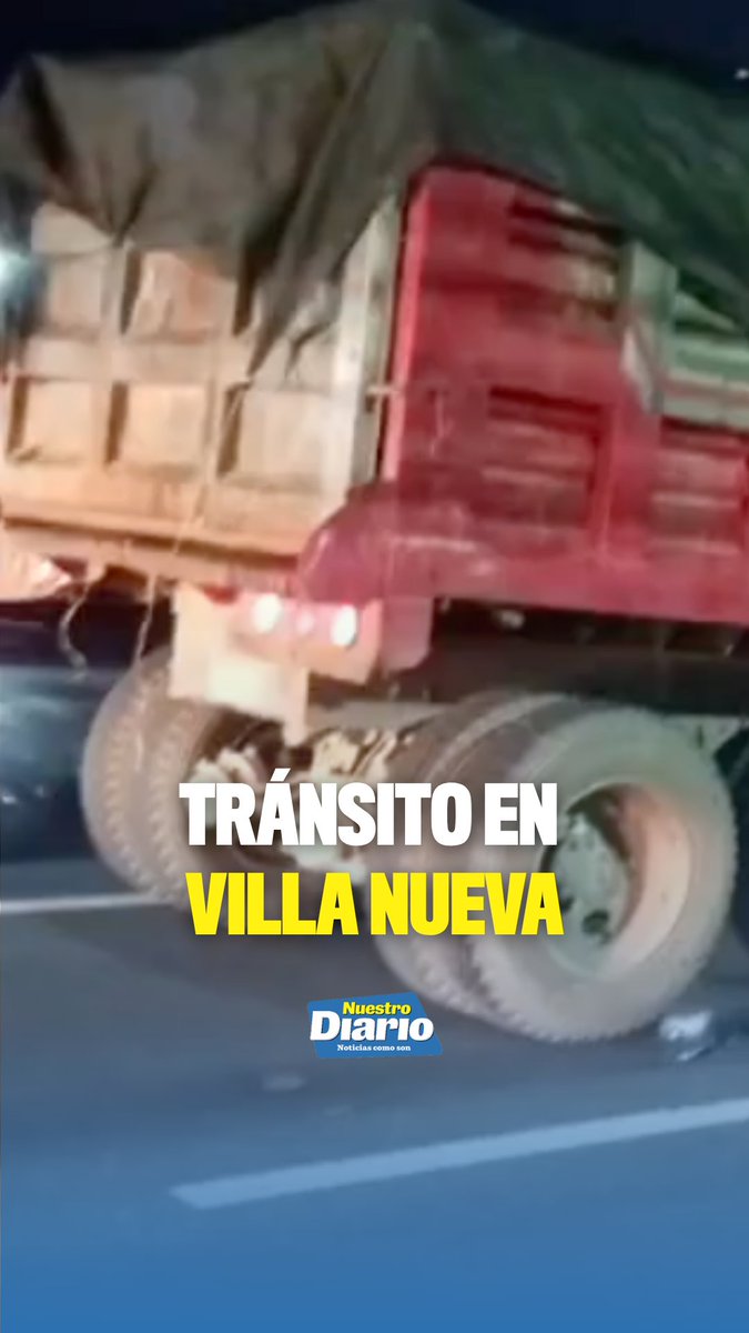 ⚠️ TRÁNSITO EN VILLA NUEVA 🚗🚚🚙 Dalia Santos, vocera de la PMT de Villa Nueva, comparte el reporte de tráfico en el municipio. Mira las novedades aquí: #Nu…
