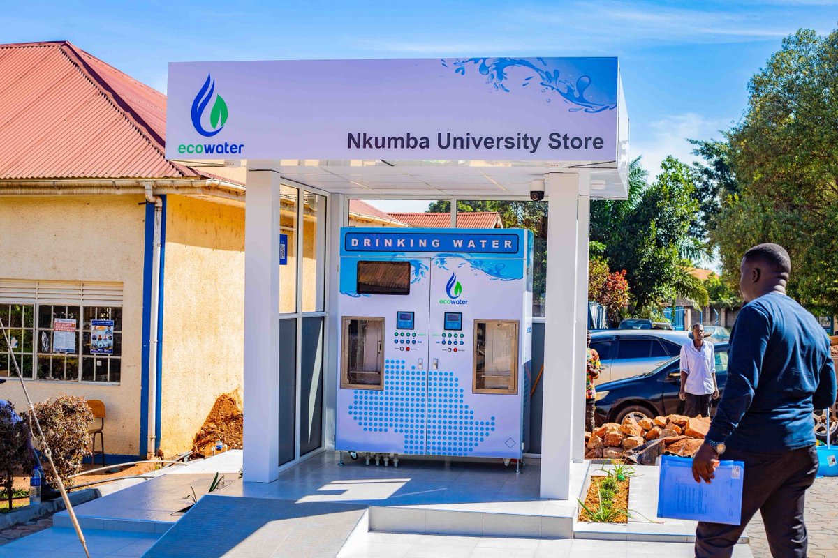 NkumbaUni's tweet photo. Ladies and Gentlemen, our newest addition! 

Eco_Water  💧is here to keep you refreshed and quench your thirst! 

Stay hydrated, and enjoy every drop.

#NUGrad2026 | #I_Owe_You https://t.co/u4l9K5rklU