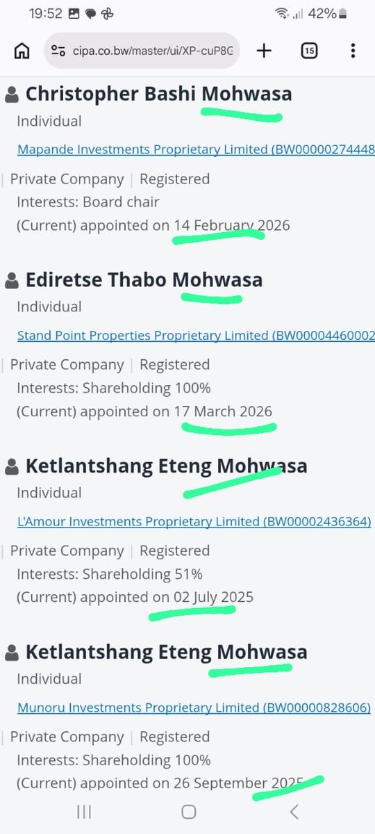 KokiMorolong's tweet photo. Ga ba registere di company weeee! Ke ntlang le bone. Your time to eat @Official_UDC_Bw akere? The Prime Minister &amp; his family are busy!🔥🔥🔥🔥🔥🔥🔥🔥🔥 https://t.co/Iai2r2bKTo
