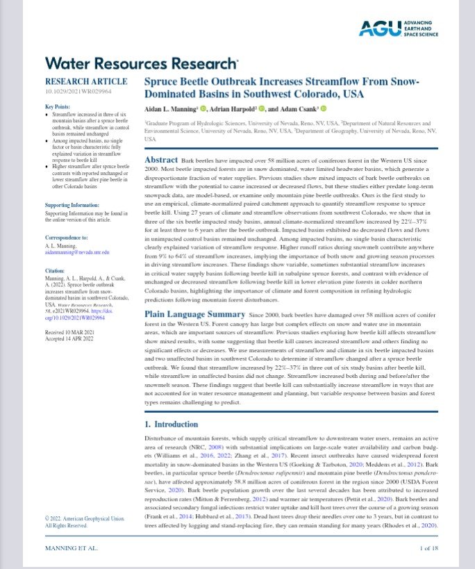 SaveWorldRivers's tweet photo. Why water managers like so-called "tree thinning."

https://t.co/X5GDDa9ZqO https://t.co/Ywp0XPRzl8