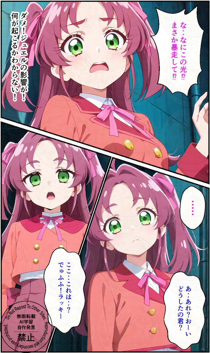 AD73814637's tweet photo. 「みくる」ちゃんはこの後どうなるでしょう？
正解はpixivからサンプルを見てね！
#プリキュア #たんプリ 
#みくる #キュアミスティック https://t.co/Q0klaP04Er