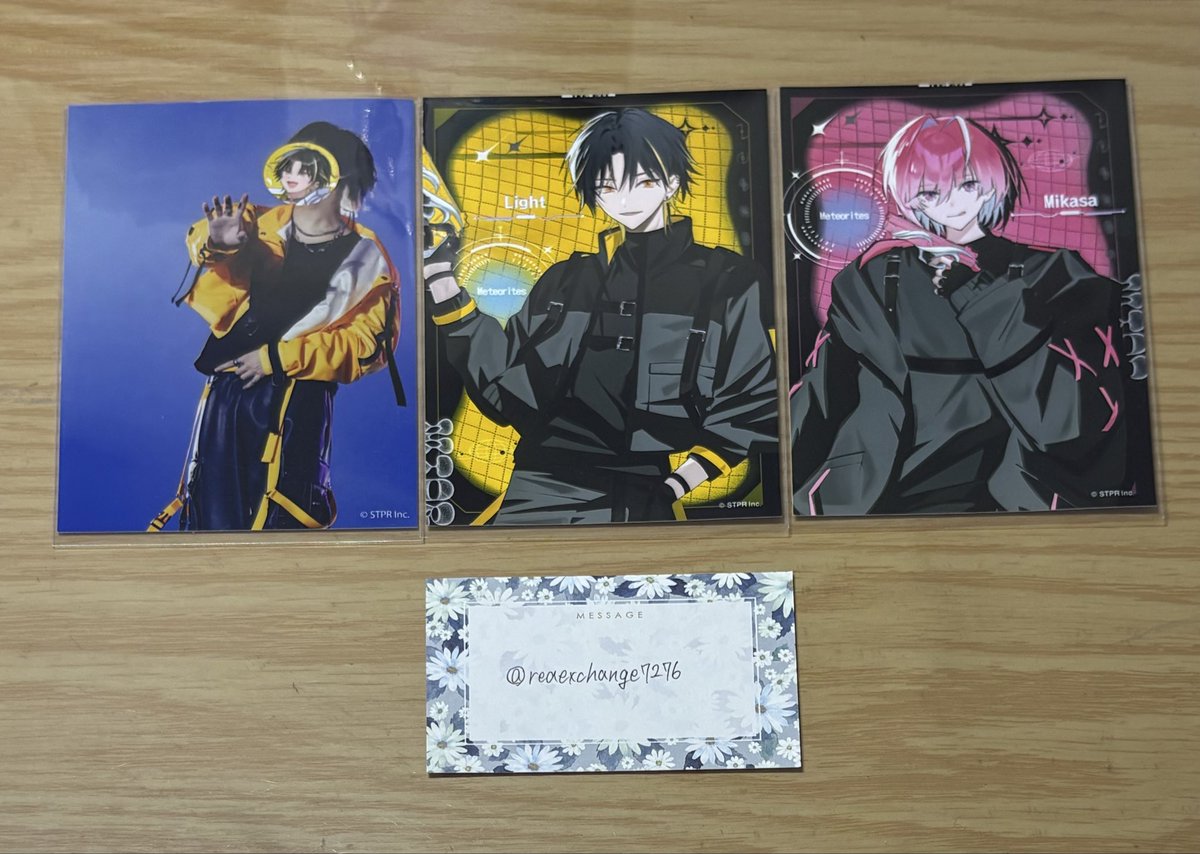 reaexchange7276's tweet photo. 【💫グッズ買取】

譲）画像のもの
求）PayPay（詳細はALTにて）

郵送希望です
気軽にお声がけください

 #めておらグッズ買取 https://t.co/HAkAaJ0HRe