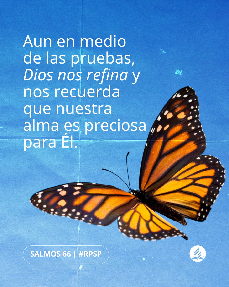 AdventistasDIA's tweet photo. Las pruebas pueden refinarnos como la plata, pero Salmos 66 nos recuerda qué es lo verdaderamente precioso para Dios: nuestra alma. Esa es una gran razón para vivir con gozo y esperanza. #RPSP https://t.co/aiXV2VP8fA