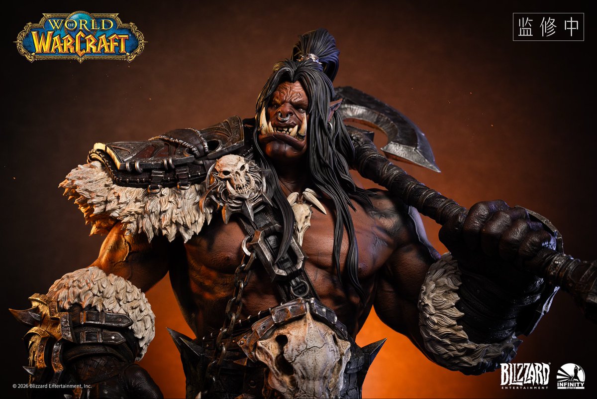 infinitystudioc's tweet photo. | PREORDER NOW |

Infinity Studio X Blizzard Entertainment <World of Warcraft> Grommash Hellscream 1/3 Bust

Character Background
In the grand narrative of <World of Warcraft>, Grommash Hellscream is the legendary chieftain of the Warsong Clan. https://t.co/d7hbaOvH15