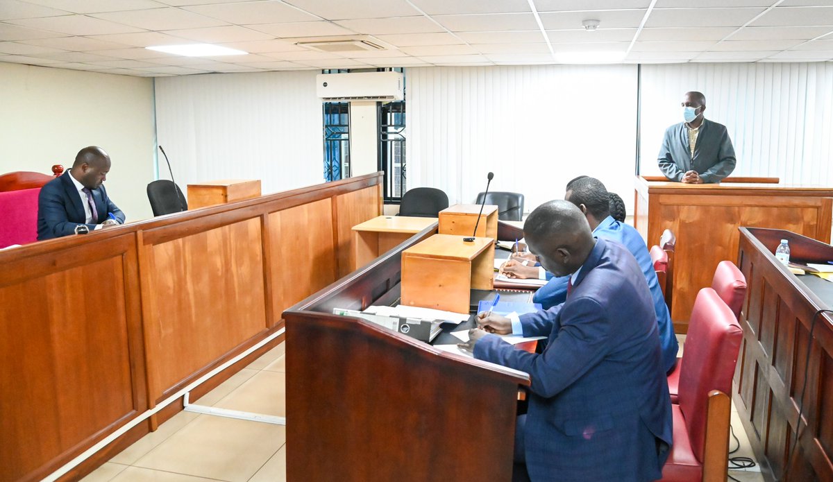AntiGraft_SH's tweet photo. ASSISTANT COMMISSIONER CHARGED OVER ABUSE OF OFFICE!

@AntiGraft_SH, working with @CID1_UG and @ODPPUGANDA, has arraigned Eng. Asaph T. Abenaitwe, the former District Engineer of Isingiro District, who is now an Assistant Commissioner at the Ministry of @Educ_SportsUg, before the Anti-Corruption Court on charges of Abuse of Office. He has been remanded until 15 October 2026.

The accused and others still at large allegedly committed the offence on various dates between 2022 and 2024 in Isingiro District, while he was serving as District Engineer and Project Manager of Isingiro District Local Government.

It is alleged that, in abuse of the authority of his office, he carried out an arbitrary act prejudicial to the interests of his employer, Isingiro District Local Government, by certifying payment of over UGX 614 million to M/S Prime Contractors Limited for the construction of eight (8) sealed roads measuring  7.09 kilometres in Isingiro Town Council under Contract No. ISIN560/USMID WRKS/21-22/00001/Lot 1.

He allegedly certified the payment knowing that the works had not been completed and that no Taking-Over Certificate, Defects Liability Certificate or Final Completion Certificate had been issued.

The arrest and arraignment follow the continued “Expose the Corrupt” National Campaign, spearheaded by the Minister of Local Government, Hon. @BalaamBarugahar, to strengthen accountability and address corruption in Local Governments.