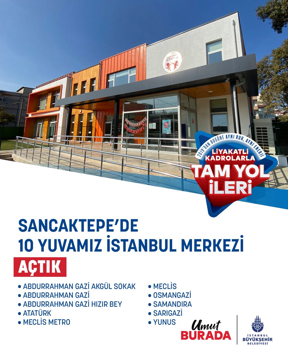 nuriaslan_tr's tweet photo. 39 ilçeyi bir bildik, eşit hizmet ettik.

İstanbul Büyükşehir Belediyesi Sancaktepe için çalışıyor. https://t.co/ewmMakwpZD
