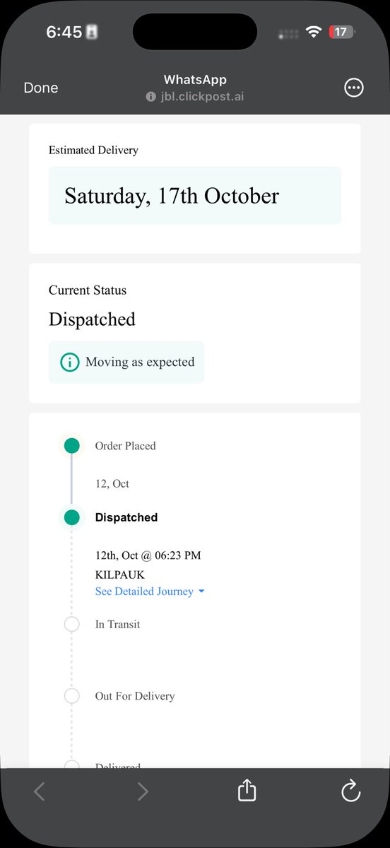karandania's tweet photo. @Harman @JBLSoundIn @JBLaudio @Harman @JBLaudio @JBLSoundIn  Y r u trying to ruine my kids birthday, despite my request to cancel u shipped (JB-IN01066074) which will be delivered 2 days after my kids birthday. Even when i can get it now in 10 mins thru blinkit. https://t.co/vl72C8nGWM