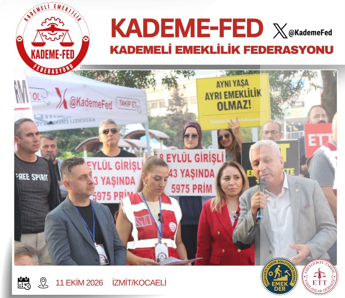 ErkAnksiyete's tweet photo. Yıllar çalıştık, gün gün prim ödedik.
🔴 Emeğimiz görmezden gelinmesin!
@KademeFed
@ETTDER1999
@EmekDerResmi
#KademeKocaelide 
@seyitaslan1917 
@emekpartisi https://t.co/FQMHENNjNw