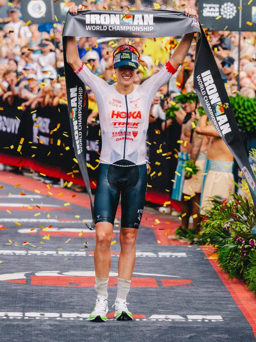 TrekBikes's tweet photo. @taylorknibb shocked the world in one of the greatest finishes in @IRONMANtri  World Championships history. She surged into the lead with roughly a kilometer to go, and solidified her status as a legend. 

📸 @TalbotCox https://t.co/9MctQJcQAg