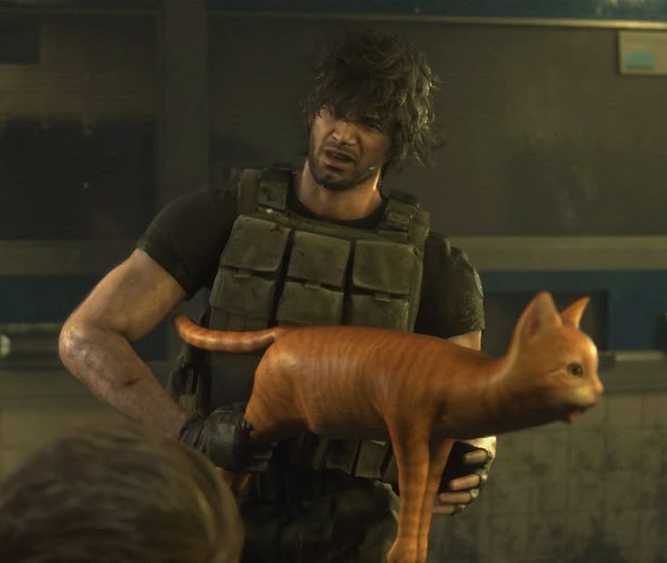 0OLIVE1RA's tweet photo. Something looks a bit different with his gun..... 
#ResidentEvil https://t.co/55Edi4gmdd
