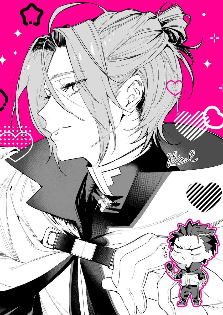 chamachanx's tweet photo. ハーフアップ最優様 https://t.co/NwS0UkZpG4