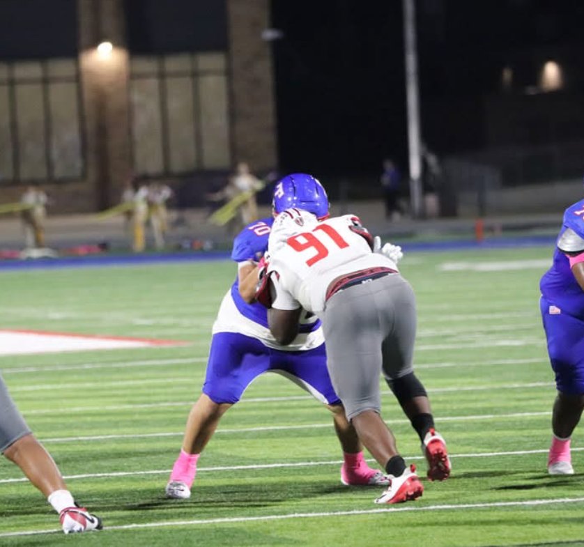 JahronMiller's tweet photo. Week 6 Vs. Temple HS Defensive Tackle #91 https://t.co/JQf06ABfPO