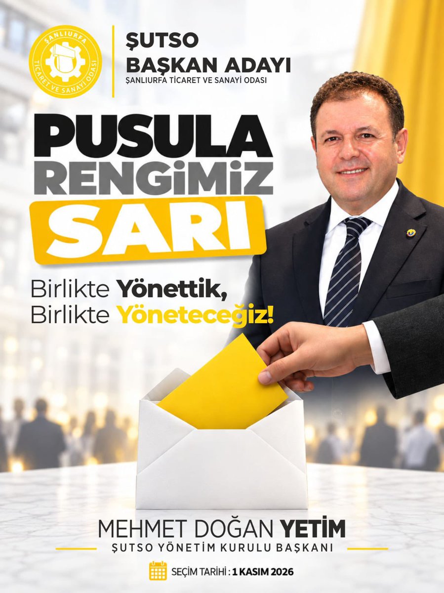AvAhmetkas's tweet photo. Tek derdi Şanlıurfa olan, bulunduğu makamın sorumluluğunu taşıyan ve şehrimizin hakkını her platformda savunan bir başkan: Mehmet Doğan Yetim.

Şanlıurfa için çalışan, şehrimizin gelişimini ve geleceğini önceleyen bu anlayışın yanındayız. rengimiz sarı! 💛

#AlgıDeğilİcraat https://t.co/Z5LhjMhurP