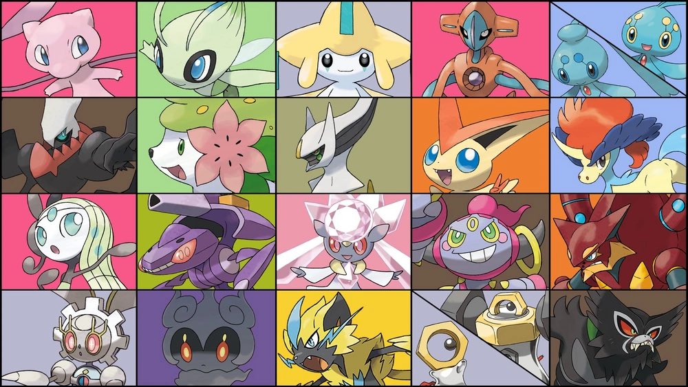 Jester_Pyro_Bun's tweet photo. Which once your favorite Pokemon Mythical :3 https://t.co/Nz5EIGZCGX