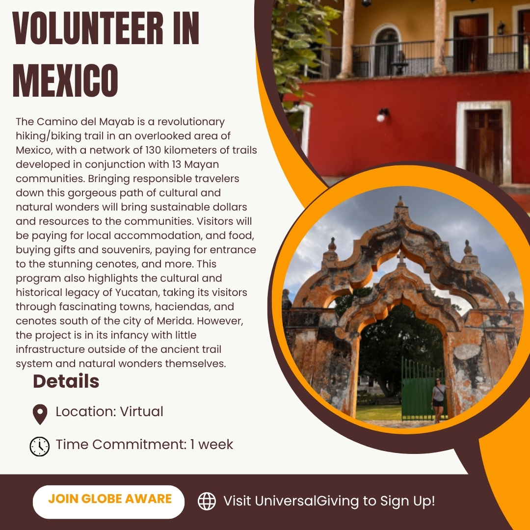 UniversalGiving's tweet photo. Explore Mexico’s cultural treasures while making a difference through responsible travel and community impact! 📷📷 #VolunteerInMexico #SustainableTravel #UniversalGiving https://t.co/NdGAcLOAvc