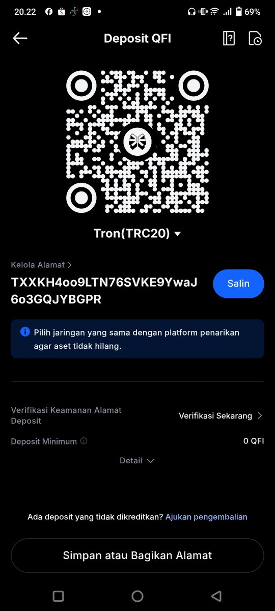 azifa02's tweet photo. @Quantixfinance @token2049 @F1 @Max33Verstappen @MEXC TXXKH4oo9LTN76SVKE9YwaJ6o3GQJYBGPR https://t.co/MVYtWhG3iu
