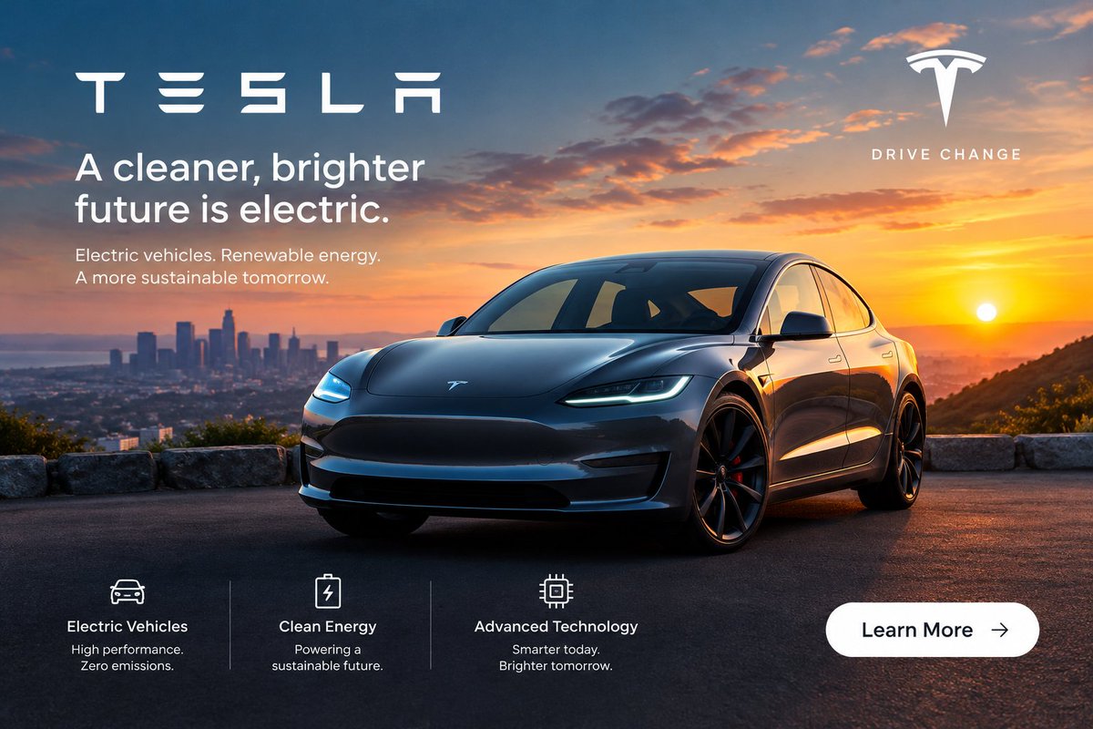 Teslamodel5eb's tweet photo. > The road to tomorrow starts today. ⚡ Electric power, smart technology, and a vision for a better future.
#Tesla #Innovation #EV https://t.co/hcnzAtElyP