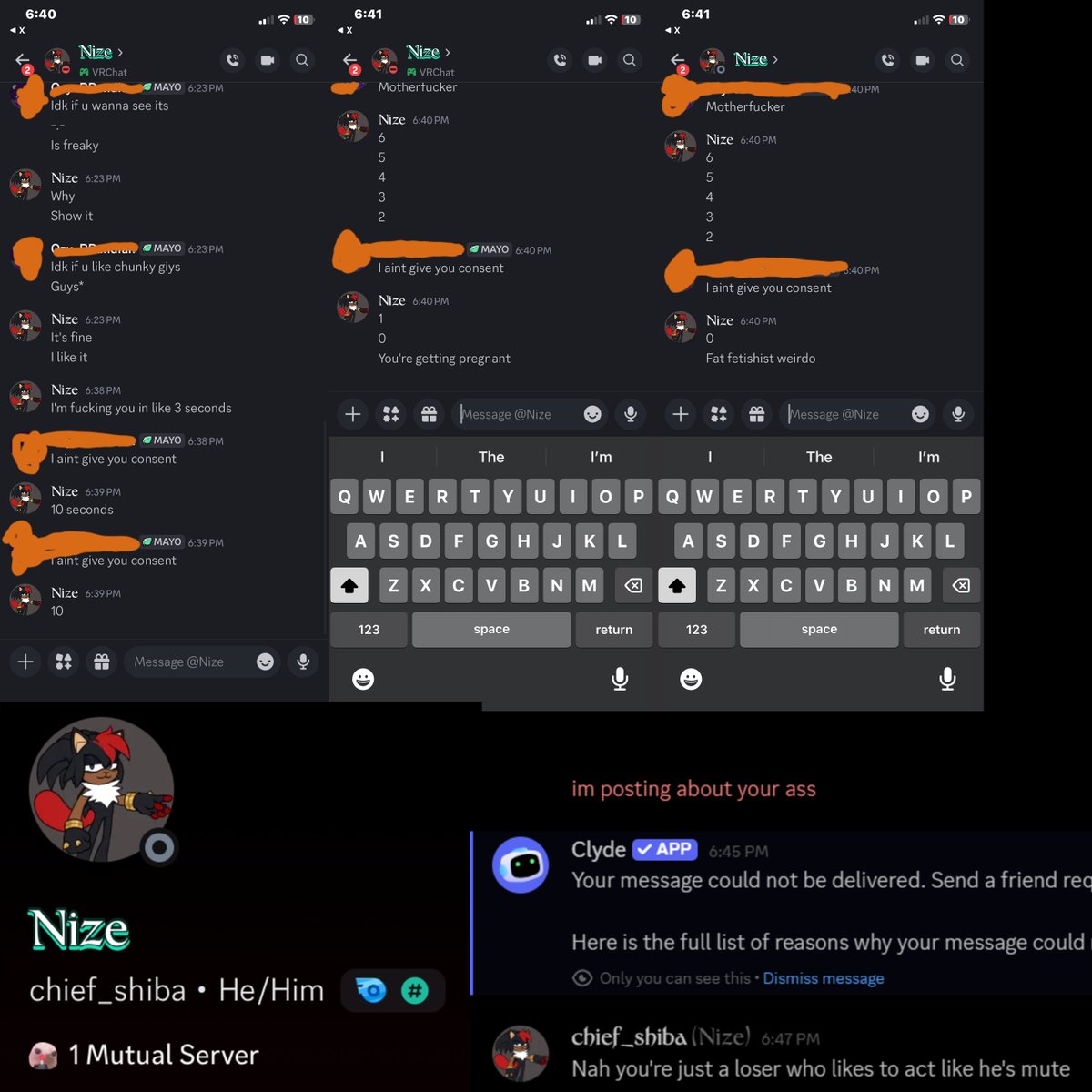 Retrofitgames1's tweet photo. @Tismtoaster From one of the members In a server I'm in said they are a pedophile however then ignoring consent is something I can't ignore
 [not my screenshot] https://t.co/ifkUySwgA1
