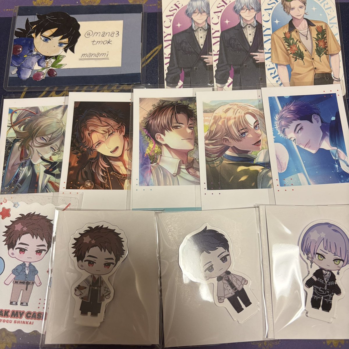 mana3tmok's tweet photo. 【交換】ブレマイ

①特典:須王 在間
②フォトカ:須王 樋宮 槻本 御門 新開
③クリカ:新開
④アクスタ:新開 立科 麻波

(求)
①後半 新名>前半後半 神家 隠岐谷
②皇坂 隠岐谷 環野 新名(ダイナー)
③環野(ダイナー) 
④新名>環野 隠岐谷

都内手渡し、郵送どちらも可能
新名以外は友人分になります。 https://t.co/YSDDF0h9p6