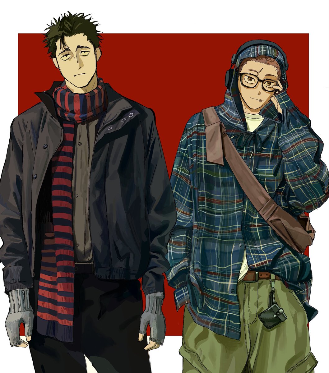 O0Kxm's tweet photo. 🌻と🐯秋服妄想(模写) https://t.co/JjduphX24S