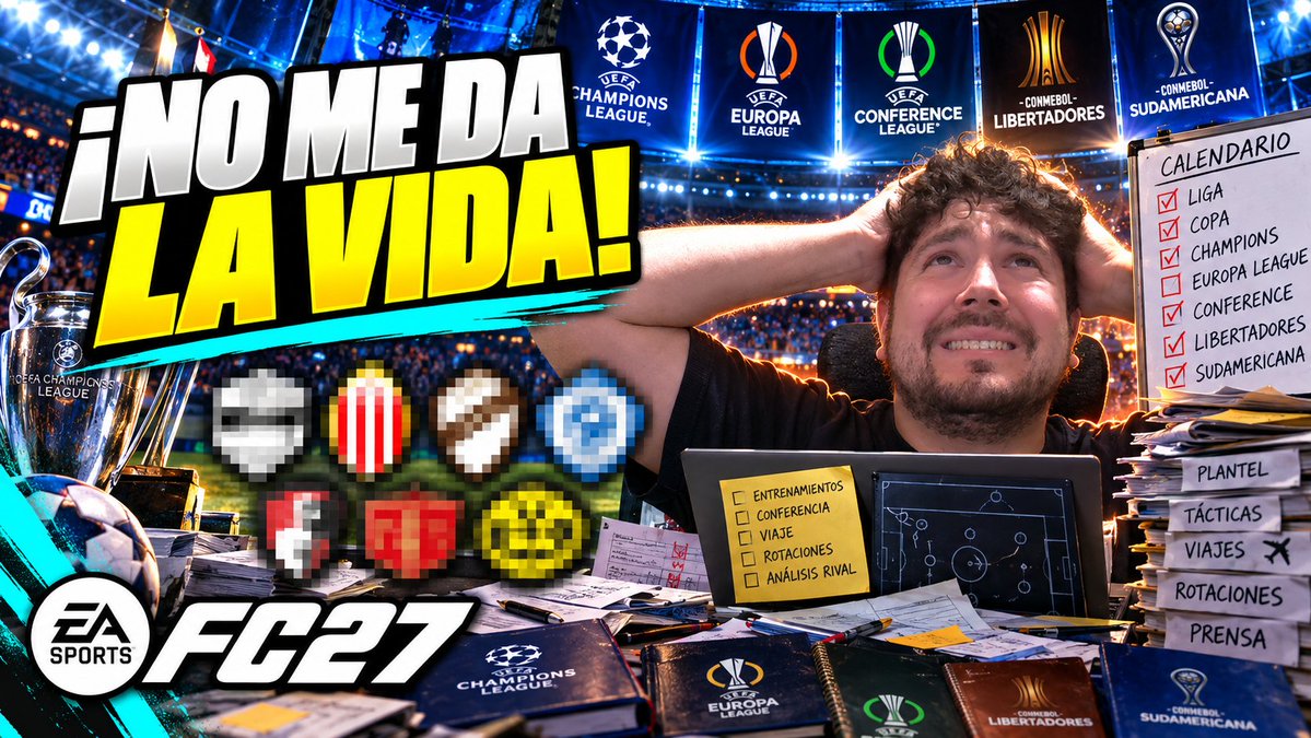 SoyAugustoDG's tweet photo. Hay clubes que están ante una oportunidad histórica. 🌎🏆
Algunos llegan por primera vez. Otros vuelven después de mucho tiempo.
7 equipos, un sueño: dejar su huella en el fútbol internacional. ¿Con cuál te animás a escribir la historia en FC 27? 🎮
#FC27 #ModoCarrera #CareerMode
