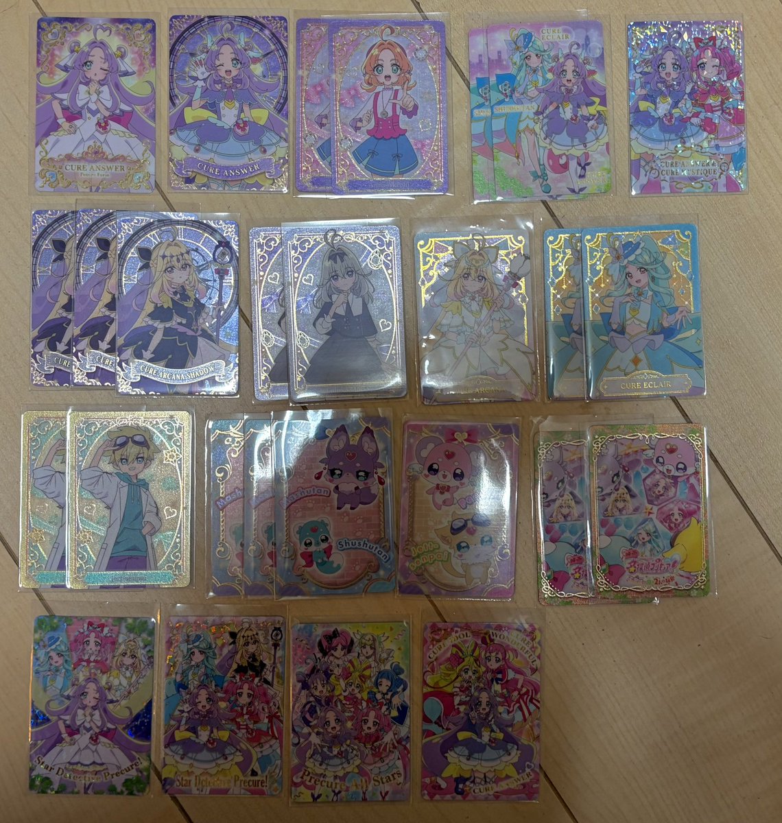 trade_rr7's tweet photo. 【交換】名探偵プリキュア  キラキラトレーディングコレクション ホロキュンシールガム キラキラカードグミ

求：画像1〜2(右上は希望枚数)
譲：画像3〜リプツリーへ続きます！

まとめての交換優先
比率違い、異種交換◎

郵送のみ📮
検索からでもお気軽にお声掛けください🙇‍♂よろしくお願いします https://t.co/Y0o9qYsCtB