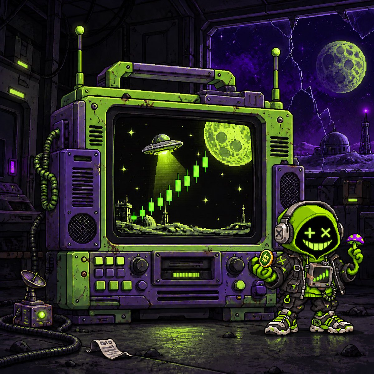 TERMINLnet's tweet photo. Two worlds. One degen universe. 👾💀

TERMINL x @pixelord 🤝

We're joining forces with the legendary PIXELORD and the Pixel Hood Minis community!

🕹️ 2,048 collectible TERMINLs
👾 150 original crypto degens
🎮 A fully playable arcade — already LIVE

🎟️ Exclusive GTD spots for the Pixel Hood Minis community!

⛓️ Minting 10/29 on #RobinhoodChain 

Same degens. Higher standards.

🔗 https://t.co/OSMFuu3GaP