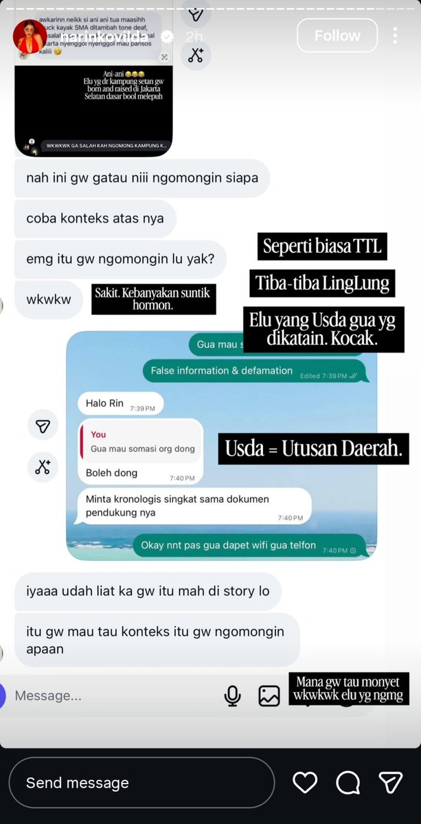 auroraa1g's tweet photo. Juju makanlurrrr vs awkarin 
1. Juju dm karin buat karin repost soal kejadian kebarakan hutan di Indonesia 
2. Juju minta karena karin voters 02 yang massive banget dengan bangganya pilih 02 pas kampanye kemarin

Green Policing Kakang Senin https://t.co/nJGDUqbpiC