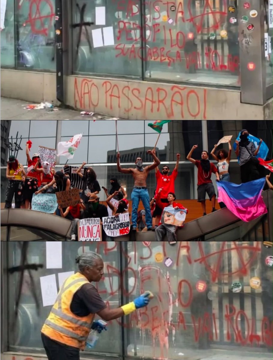 DudaCampopiano's tweet photo. O discurso é defender os trabalhadores…

Mas a sujeira fica para quem? Para o trabalhador da limpeza, em pleno domingo! 🤡

Nunca foi tão fácil escolher um lado. https://t.co/ytjBfQO1rw