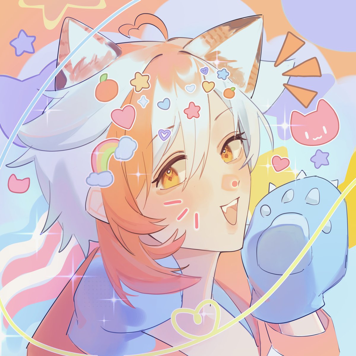 takomillust's tweet photo. Calico kitty, close up illust
Little gift for my beloved 💙 https://t.co/v9rupoehCu