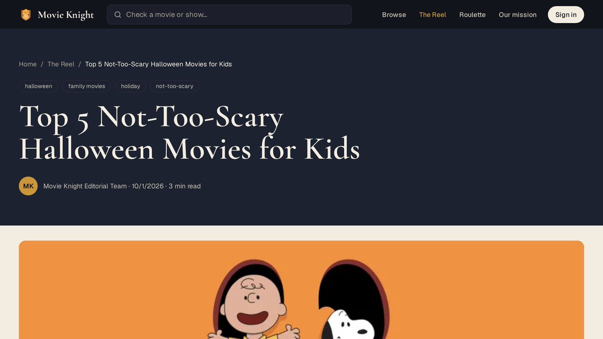 MovieKnightDad's tweet photo. 🧵 Halloween is 19 days out. Our 5 not-too-scary Halloween movies for kids. A thread, plus the full list: https://t.co/Fu3nH7suwU