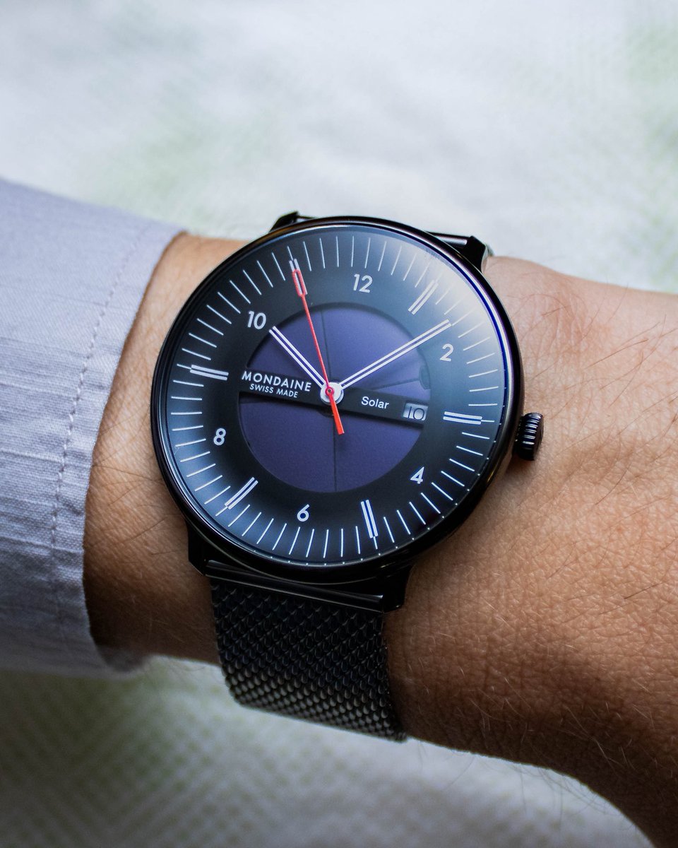 aBlogtoWatch's tweet photo. Solar-powered quartz watches are some of the most practical and reliable watches around, but so often the engineering behind them is hidden.

Mondaine decided to do things differently. The Mondaine Doppio Solar Skeleton highlights the solar panels powering the caliber inside with a large cutout, framing the dial around its powersource. Ripley has the full story in the latest edition of Actually Affordable, now live on aBlogtoWatch.

https://t.co/NIQrGAgR3u