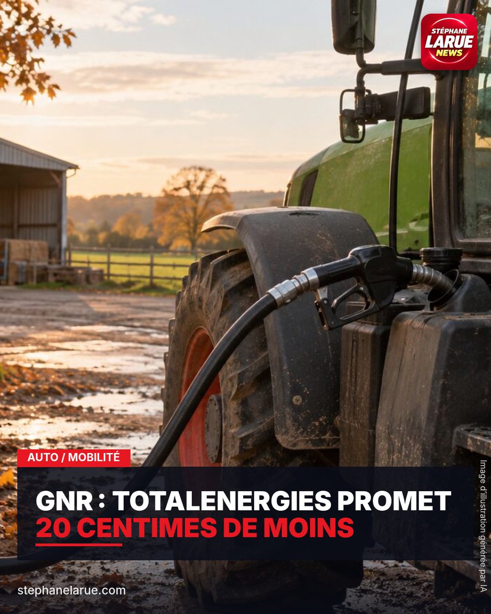 larueofficiel's tweet photo. 🇫🇷 AUTO / MOBILITÉ. GNR : TotalEnergies promet 20 centimes de moins, 8 à 12 sur le gazole
Le PDG du groupe a chiffré à Matignon l'effet du déstockage prévu début novembre.
➡️ Lire l'article : https://t.co/SE7JqmPpr2
#GNR https://t.co/Eo1JMfoiho