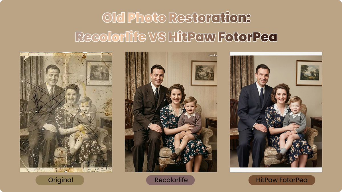 HitPawPhotoAI's tweet photo. 🕰️ One old photo. Two AI restorers. 👀

✨ RecolorLife
✨ HitPaw FotorPea

Which result looks better to you? See the comparison! 📸

🔗 https://t.co/zXXa0dc8i2

#OldPhotos #AIPhotoEnhancer #HitPawFotorPea #Recolorlife https://t.co/NbgEkgnTOn