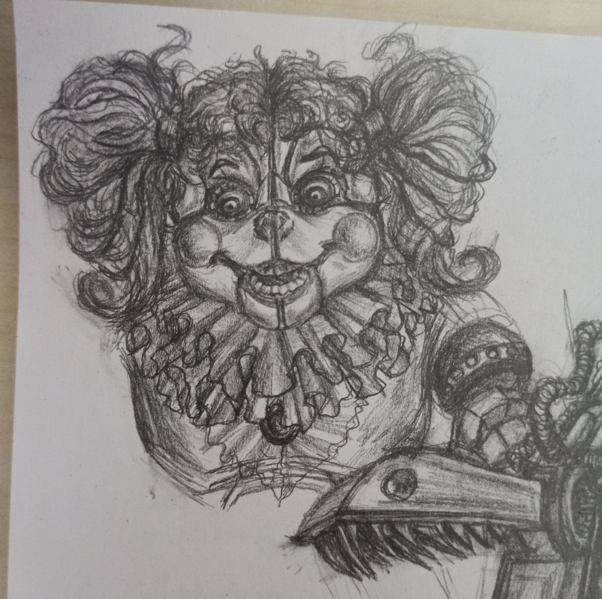 blueskksyy's tweet photo. This is the first time I've drawn her and she really challenged me.
#fnaf #fnafbaby #fnaffanart #fnafart #fnafsl #circusbaby https://t.co/quuIbiSPQc