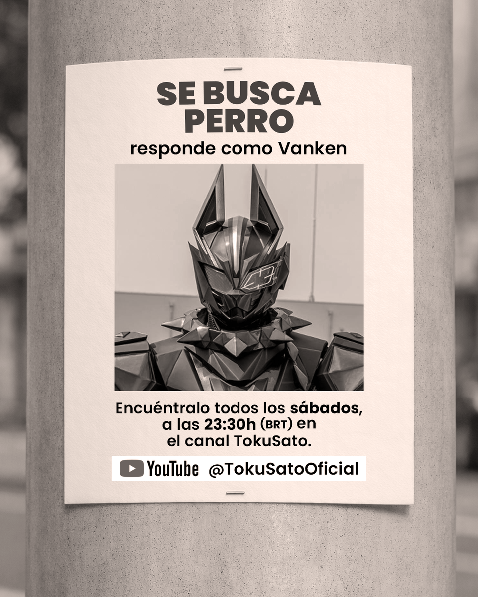 TokuSatoOficial's tweet photo. Venha conhecer o nosso dog!
🐶 Não perca as aventuras de Kamen Rider My-Th todo sábado, às 23h30.
🎬 Os cinco primeiros episódios estão disponíveis grátis, com dublagem e legendas no YouTube.
🐭 https://t.co/aavGnRSgv7 https://t.co/mY0tzANIzW