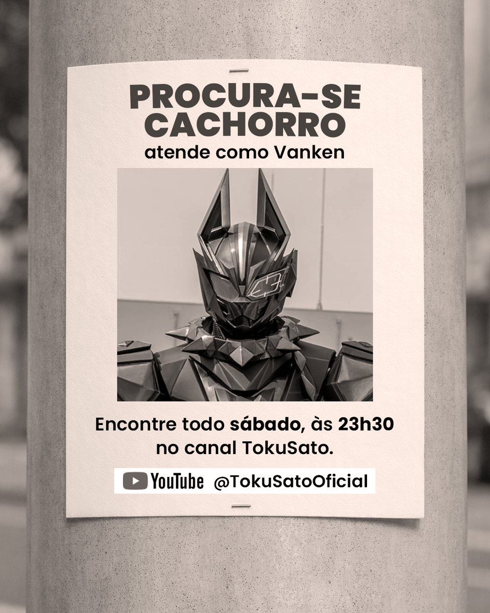 TokuSatoOficial's tweet photo. Venha conhecer o nosso dog!
🐶 Não perca as aventuras de Kamen Rider My-Th todo sábado, às 23h30.
🎬 Os cinco primeiros episódios estão disponíveis grátis, com dublagem e legendas no YouTube.
🐭 https://t.co/aavGnRSgv7 https://t.co/mY0tzANIzW