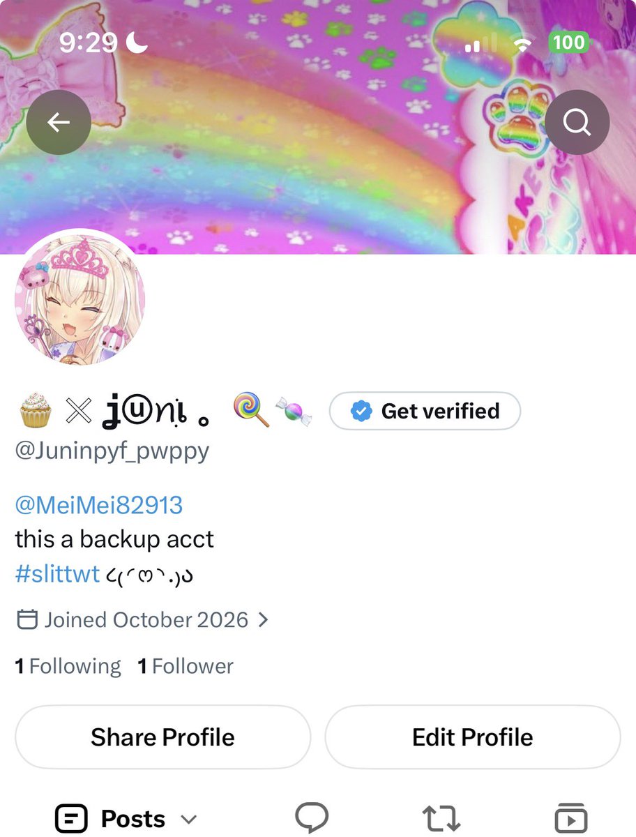 MeiMei82913's tweet photo. 。please follow my backup account , and RIP to my first accountgot suspended😤 
@Juninpyf_pwppy #shedtwt #slittwt https://t.co/NE2cpfhWPn