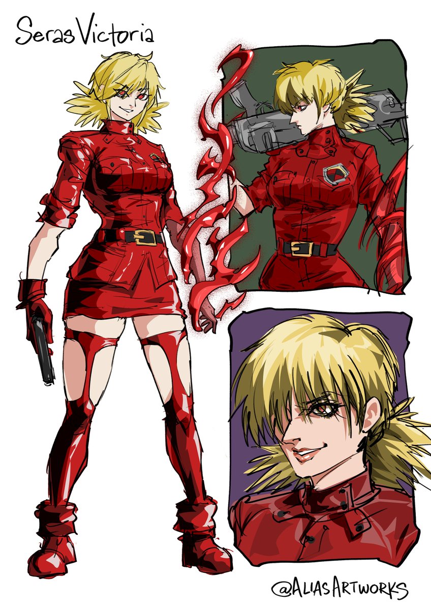 AlucardJoestar's tweet photo. Seras Victoria commission by @AliasArtworks. Beautiful work, thank you! #Hellsing https://t.co/0Zs1Ve8ovL