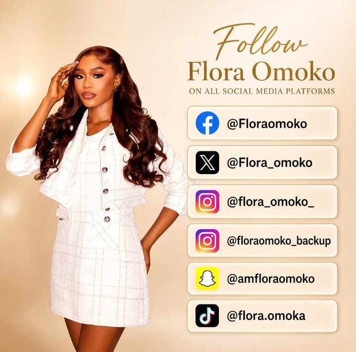 gentlee016's tweet photo. Follow Flora on all platforms and turn on your notifications so you don’t miss her posts and updates.

FOLLOW FLORA 
#Floraomoko
#BBNaija https://t.co/hjNnWO94SO