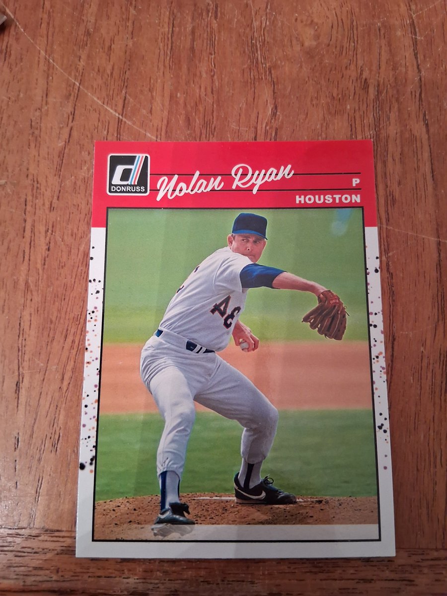 CanadianClctr's tweet photo. I know Panini has unlicensed Baseball but why is Nolan Ryan pitching left handed here?😆 https://t.co/zUEqWB8lfZ