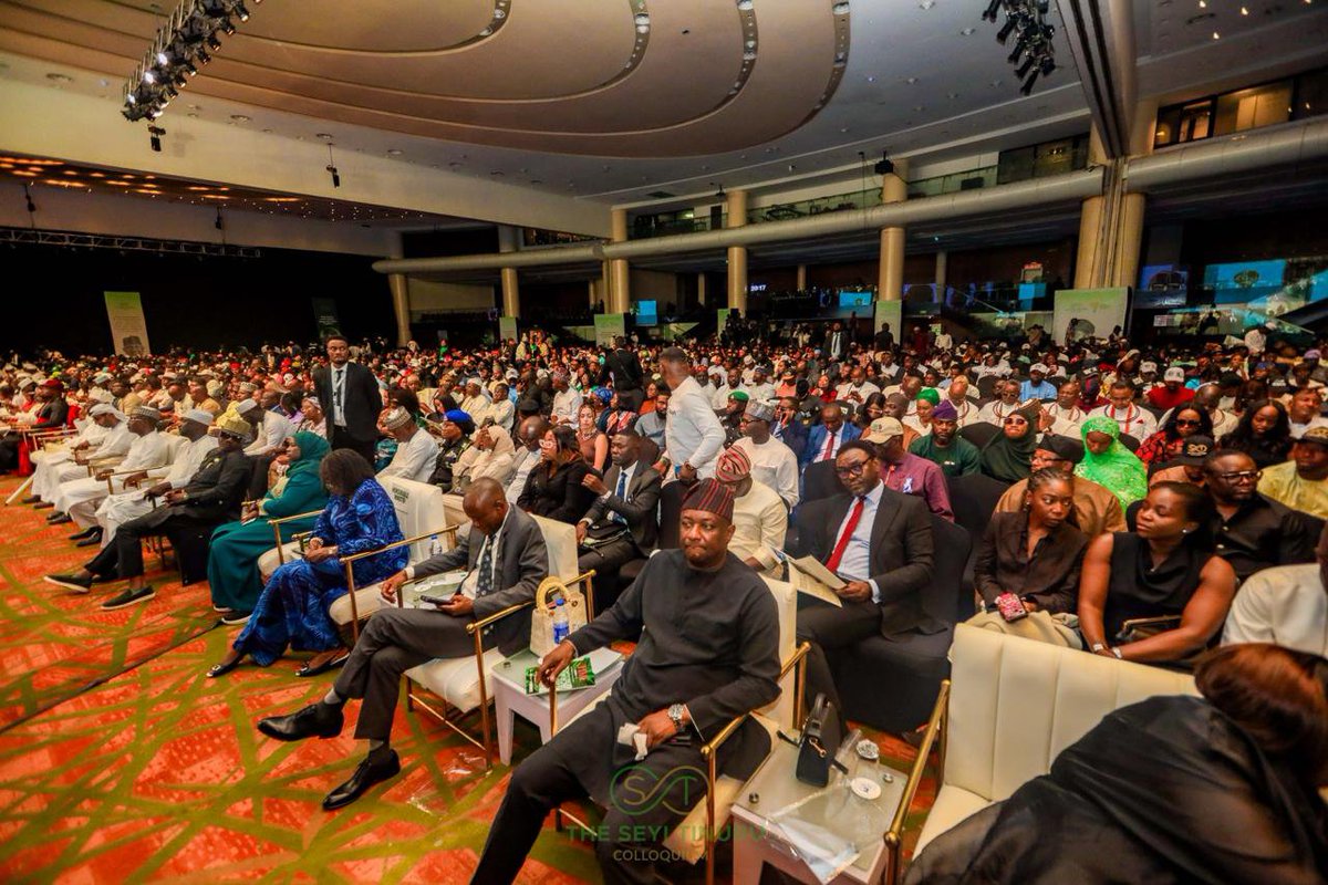 TheSTColloquium's tweet photo. Highlights from the Learning and Engagements at The Seyi Tinubu Colloquium

#TheSeyiTinubuColloquium https://t.co/uPWI5Y5oLy