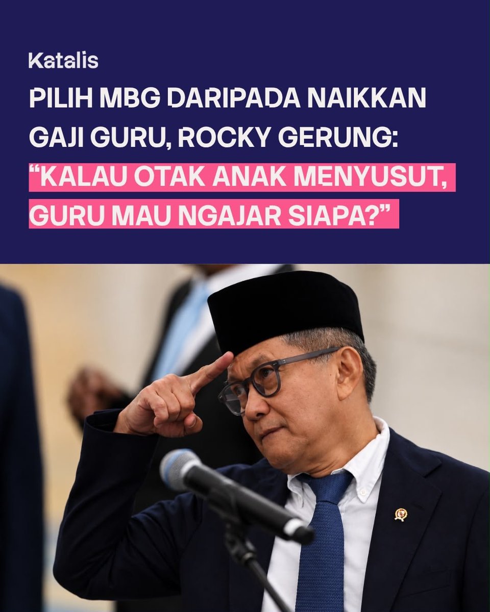 DS_yantie's tweet photo. Berikan kata2 terbaik mu untuk Rocky Gerung. 

Me: Dungu lu https://t.co/xArHunskms