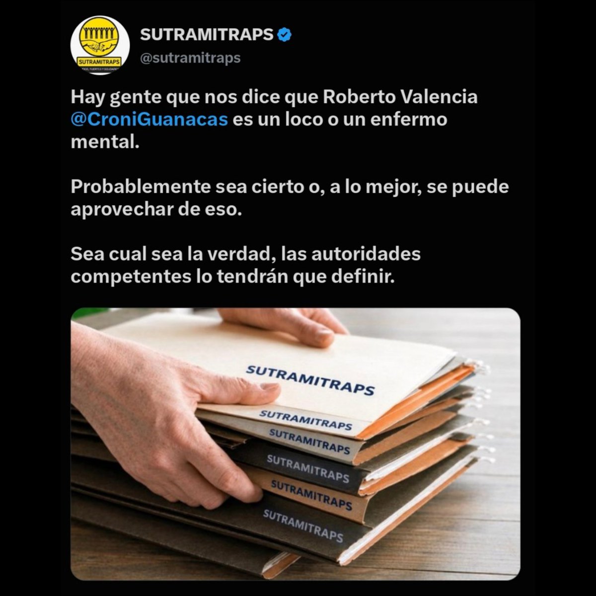 SdeComunicacion's tweet photo. ¡LAS INSTITUCIONES MERECEN RESPETO!

El Ministerio de Trabajo tiene derecho a defender su imagen institucional mediante los procedimientos legales correspondientes.

Los señalamientos relacionados con Roberto Valencia deben esclarecerse y cualquier responsabilidad debe determinarse conforme a la ley. Ninguna profesión ni posición pública debe otorgar inmunidad frente a la justicia.

¡Defensa institucional, respeto a la ley y cero privilegios!