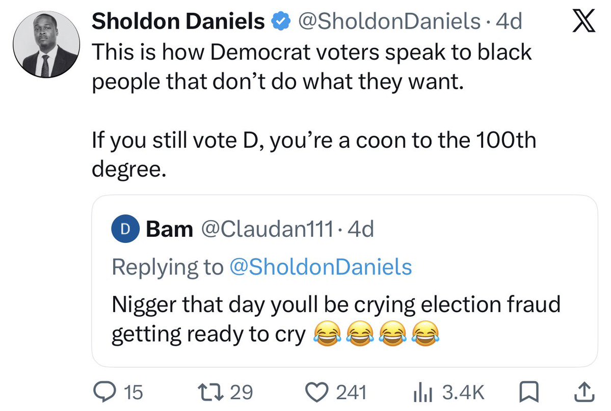 SGMishra's tweet photo. @SholdonDaniels Speaking of racism. Check this out @SholdonDaniels https://t.co/2AdrkGX5Ac